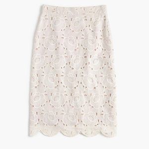 J.Crew Collection Pencil Skirt in Austrian Lace